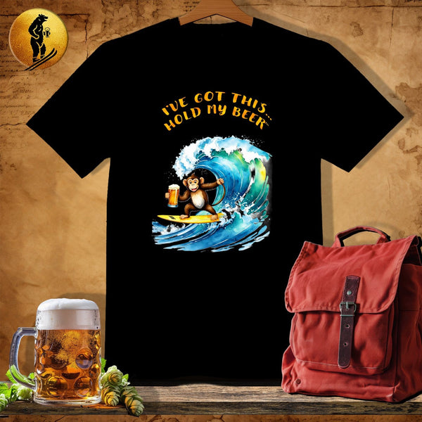 MyDesigns Physical Item Black / S Simian Curls T-Shirt