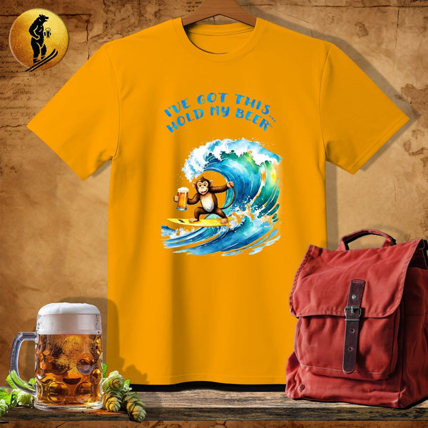 MyDesigns Physical Item Gold / S Simian Curls T-Shirt