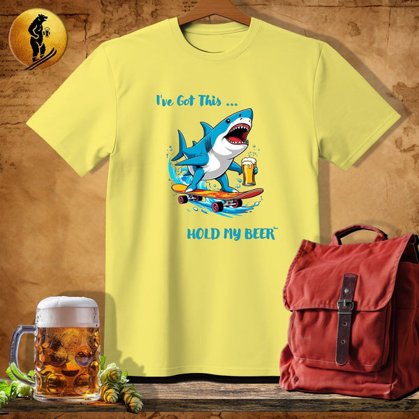 MyDesigns Physical Item Cornsilk / S Skateer Shark T-Shirt
