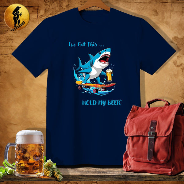 MyDesigns Physical Item Navy / S Skateer Shark T-Shirt