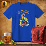 MyDesigns Physical Item Royal / S Skater Parrot T-Shirt