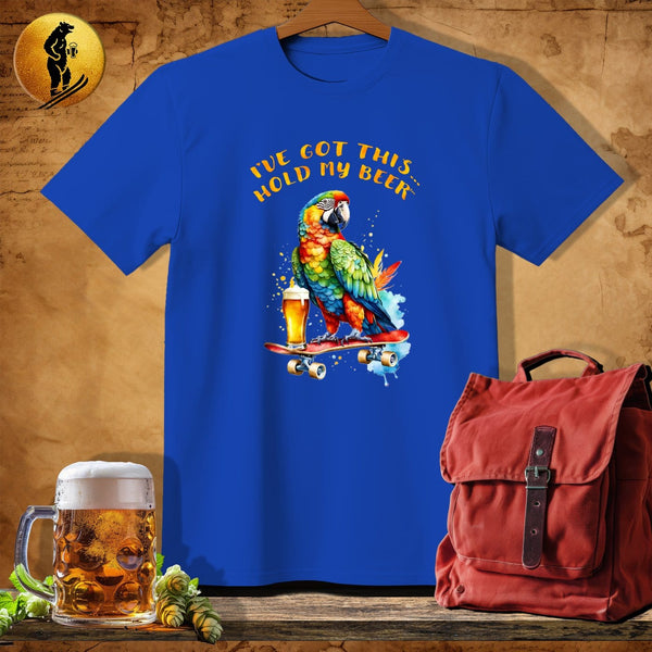 MyDesigns Physical Item Royal / S Skater Parrot T-Shirt