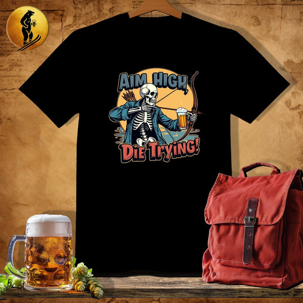 MyDesigns Physical Item Black / S Skeleton Archer T-Shirt