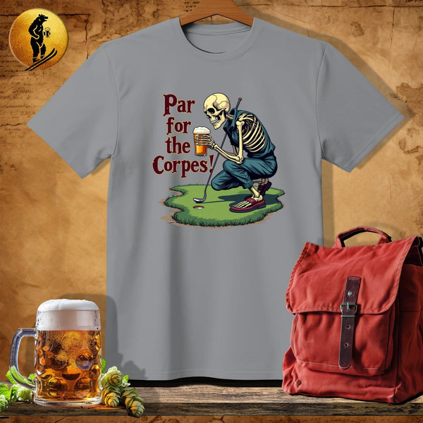 MyDesigns Physical Item Sport Grey / S Skeleton Putter T-Shirt