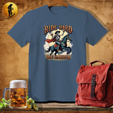MyDesigns Physical Item Navy Heather / S Skeleton Rider T-Shirt