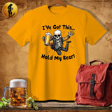 MyDesigns Physical Item Gold / S Skeleton Sky Diver T-Shirt