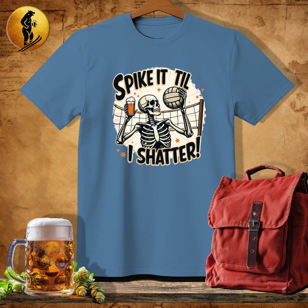 MyDesigns Physical Item Heather Indigo / S Skeleton Spiker T-Shirt