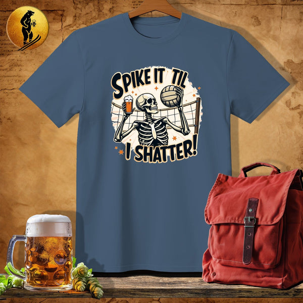 MyDesigns Physical Item Navy Heather / S Skeleton Spiker T-Shirt
