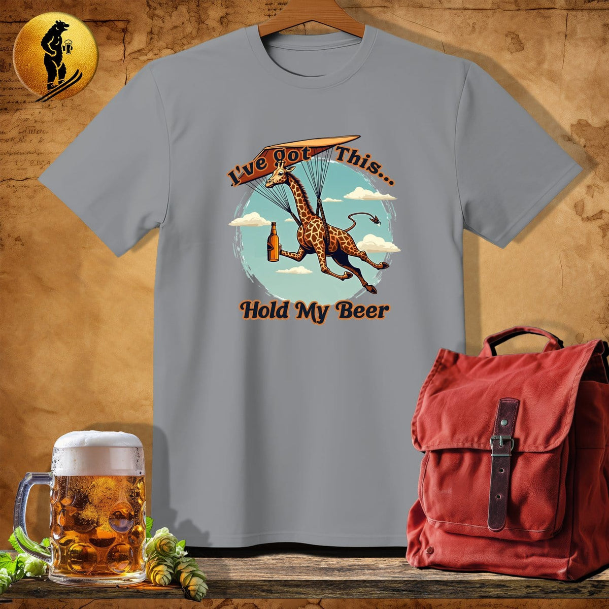 MyDesigns Physical Item Sport Grey / S Sky-HIgh Spot T-Shirt
