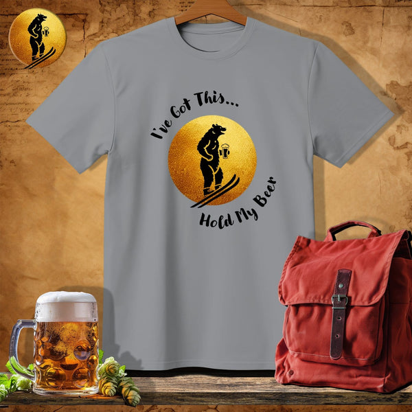 MyDesigns Physical Item Sport Grey / S Slider Bear T-Shirt