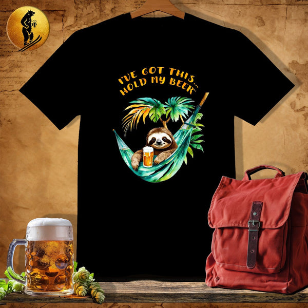 MyDesigns Physical Item Black / S Slothful Sip T-Shirt