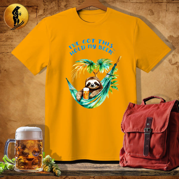 MyDesigns Physical Item Gold / S Slothful Sip T-Shirt