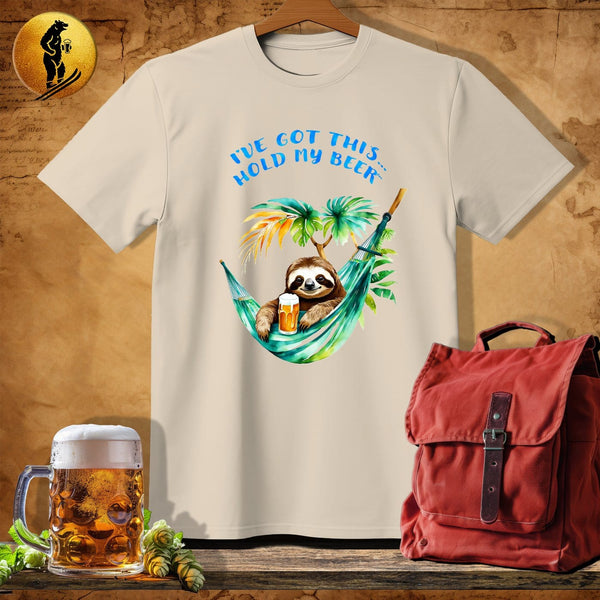 MyDesigns Physical Item Sand / S Slothful Sip T-Shirt