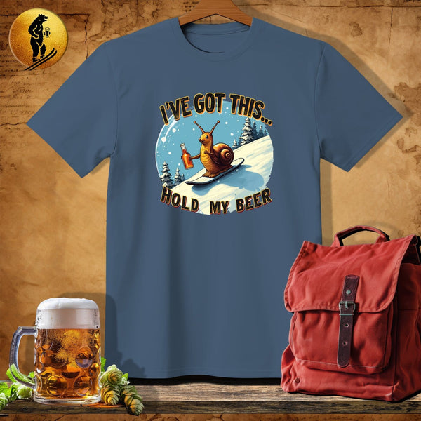 MyDesigns Physical Item Navy Heather / S Slow Slide T-Shirt