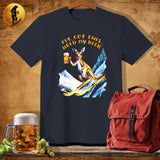 MyDesigns Physical Item Dark Heather / S Snowboard Roo T-Shirt