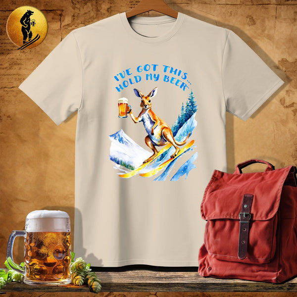 MyDesigns Physical Item Sand / S Snowboard Roo T-Shirt