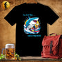 MyDesigns Physical Item Black / S Snowboard Shark T-Shirt