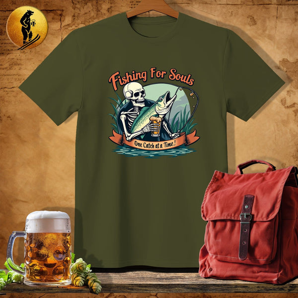 MyDesigns Physical Item Military Green / S Souls T-Shirt