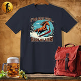 MyDesigns Physical Item Dark Heather / S Stallion Shredder T-Shirt