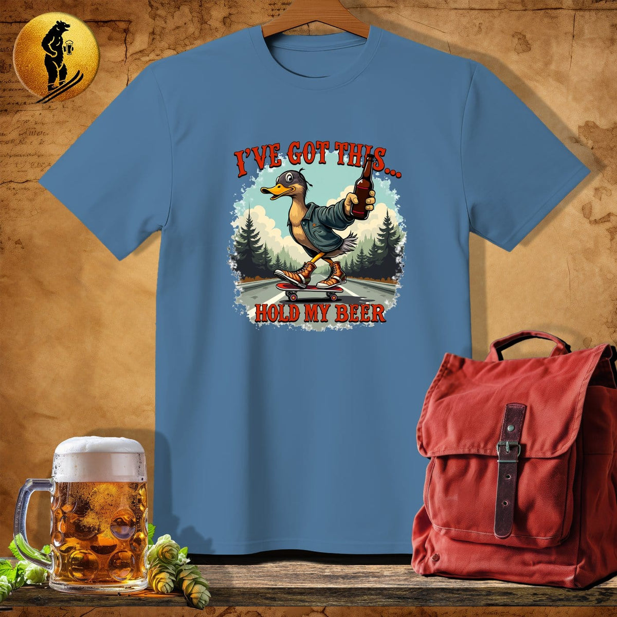 MyDesigns Physical Item Heather Indigo / S Street Quakin T-Shirt
