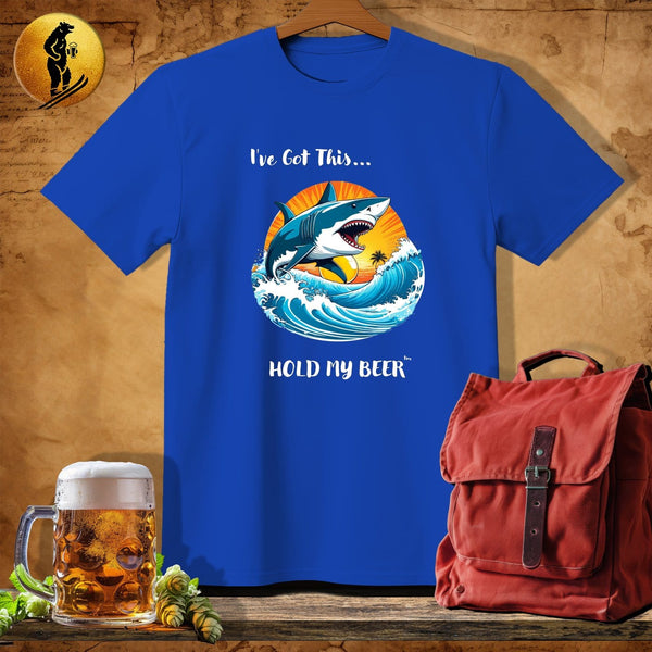 MyDesigns Physical Item Royal / S Surf Shark T-Shirt