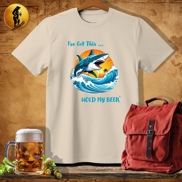 MyDesigns Physical Item Sand / S Surf Shark T-Shirt