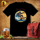 MyDesigns Physical Item Black / S Surf, Snooze, Repeat T-Shirt