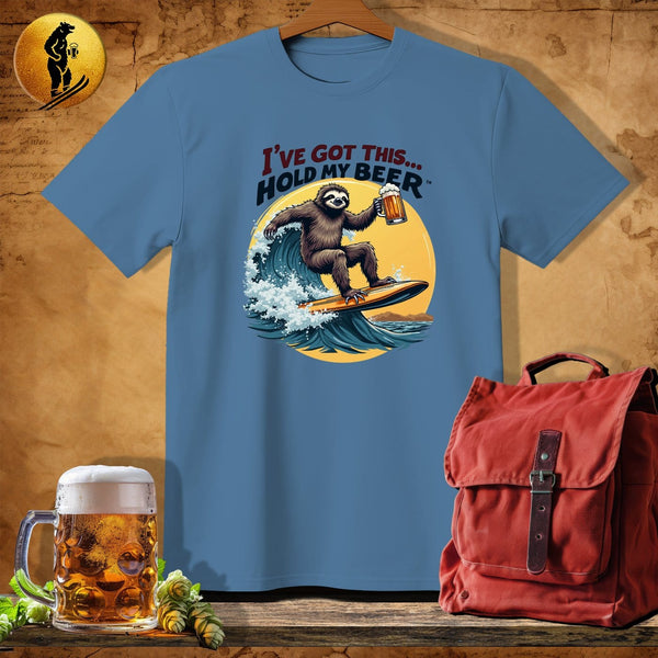 MyDesigns Physical Item Heather Indigo / S Surf, Snooze, Repeat T-Shirt