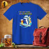 MyDesigns Physical Item Royal / S Surffing Dolphin Waves T-Shirt