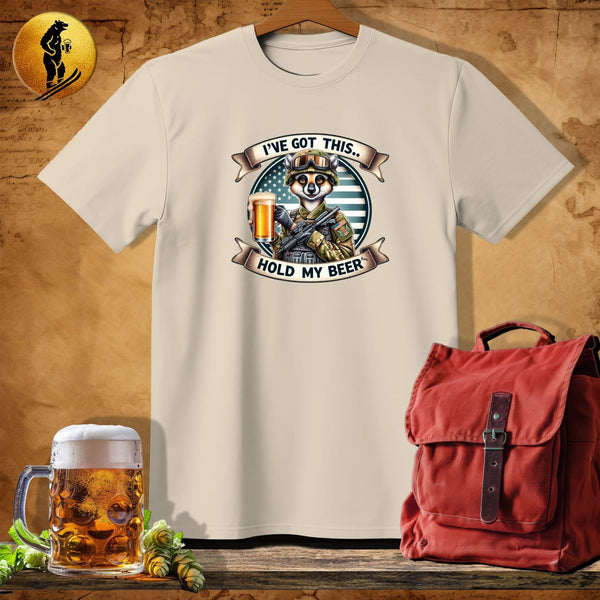 MyDesigns Physical Item Sand / S Tactical Raccoon Ralphie T-Shirt