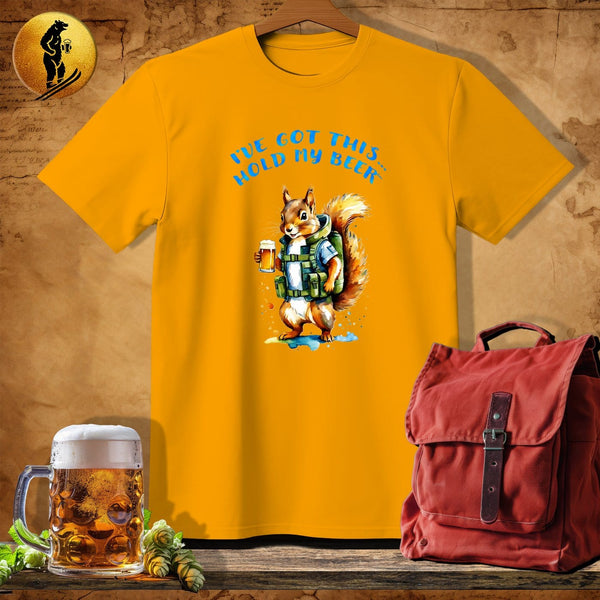 MyDesigns Physical Item Gold / S Tactical Squirrel T-Shirt