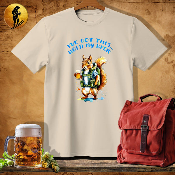 MyDesigns Physical Item Sand / S Tactical Squirrel T-Shirt