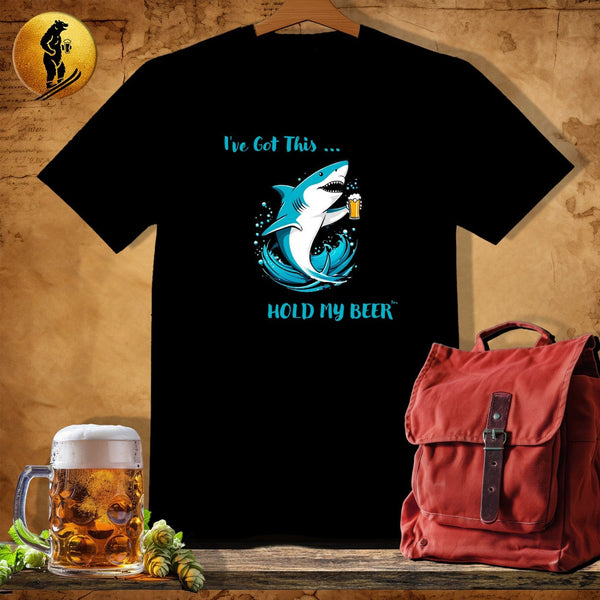 MyDesigns Physical Item Black / S Tennis Shark T-Shirt