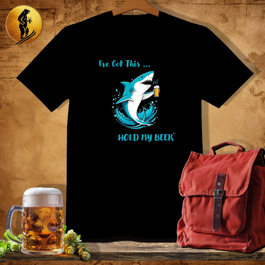 MyDesigns Physical Item Black / S Tennis Shark T-Shirt
