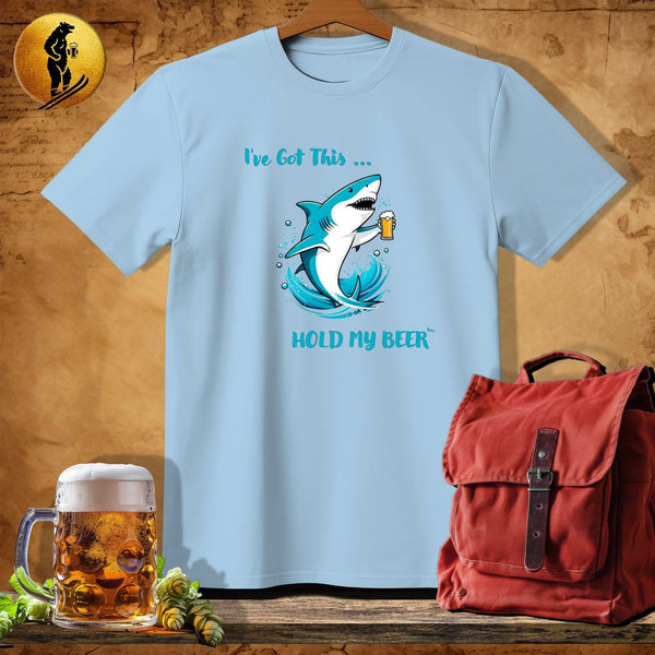 MyDesigns Physical Item Light Blue / S Tennis Shark T-Shirt