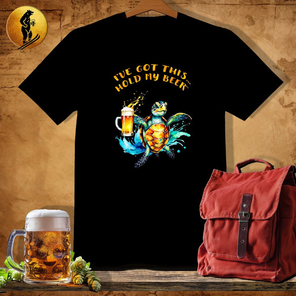 MyDesigns Physical Item Black / S Tipsy Turtle T-Shirt