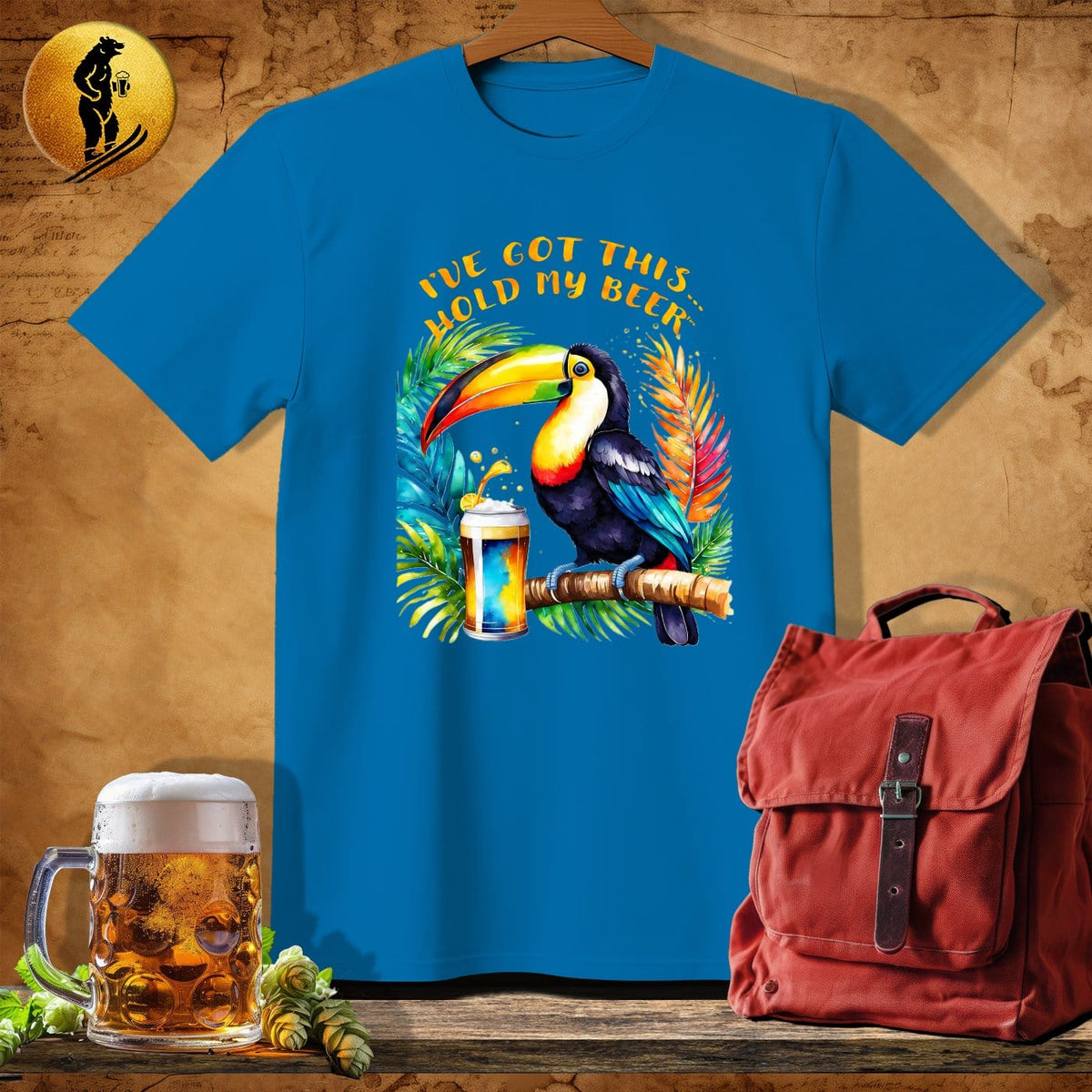 MyDesigns Physical Item Sapphire / S Toucan Paradise T-Shirt
