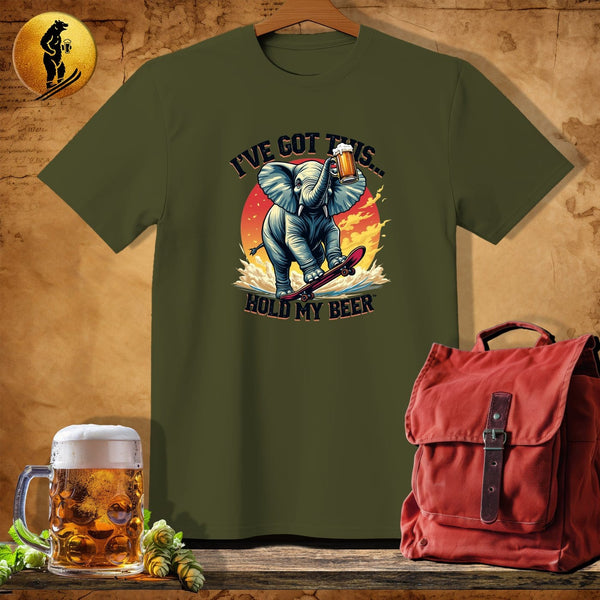 MyDesigns Physical Item Military Green / S Trunk Tricks T-Shirt