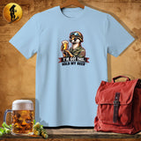 MyDesigns Physical Item Light Blue / S Weasel Warrior Walter T-Shirt