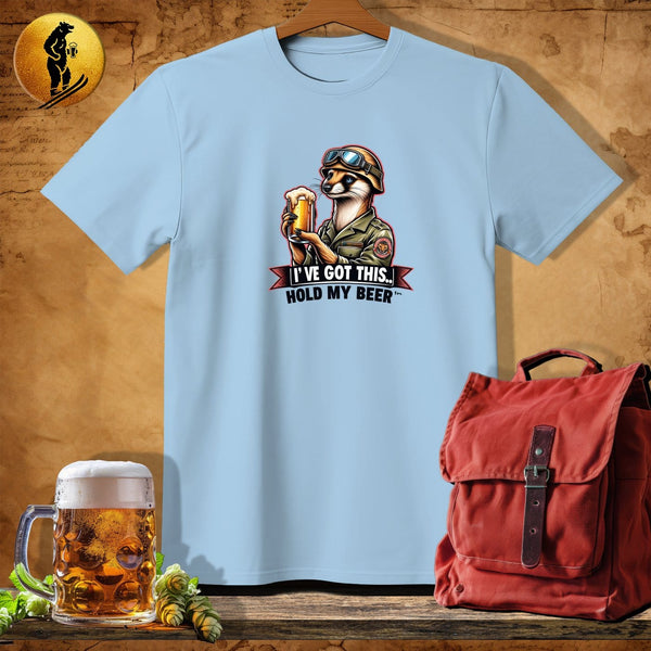 MyDesigns Physical Item Light Blue / S Weasel Warrior Walter T-Shirt