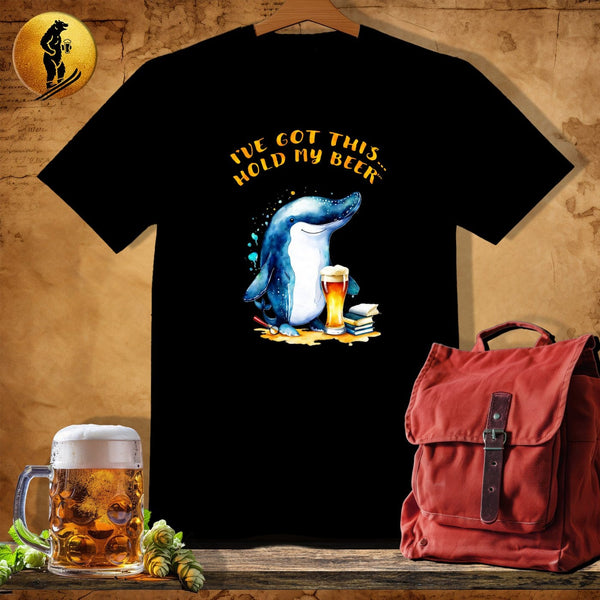 MyDesigns Physical Item Black / S Whale-Detective T-Shirt