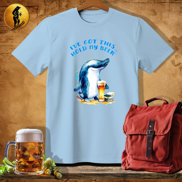 MyDesigns Physical Item Light Blue / S Whale-Detective T-Shirt