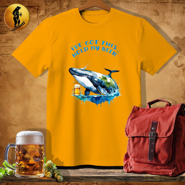 MyDesigns Physical Item Gold / S Whale Warrior T-Shirt