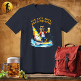 MyDesigns Physical Item Dark Heather / S Windsurfer Meerkat T-Shirt
