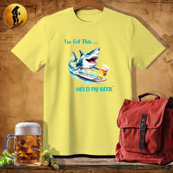 MyDesigns Physical Item Cornsilk / S WindSurfer Shark T-Shirt
