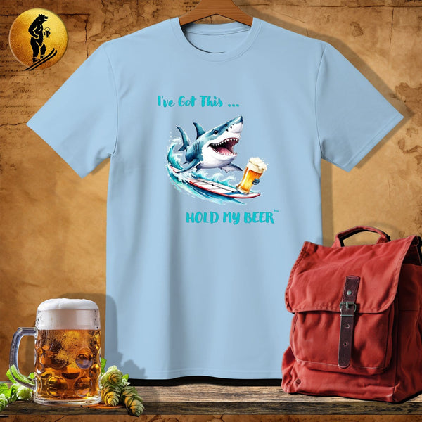 MyDesigns Physical Item Light Blue / S WindSurfer Shark T-Shirt