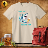MyDesigns Physical Item Sand / S WindSurfer Shark T-Shirt