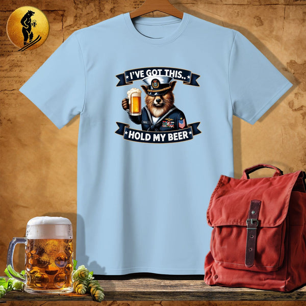 MyDesigns Physical Item Light Blue / S Wolf Navy T-Shirt