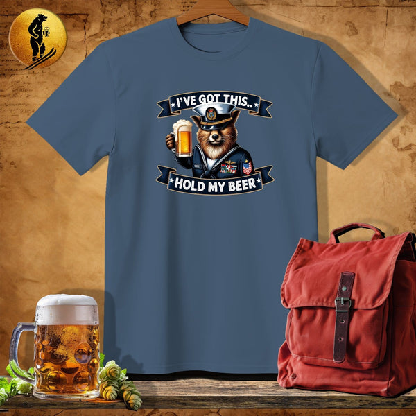 MyDesigns Physical Item Navy Heather / S Wolf Navy T-Shirt