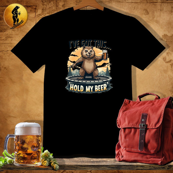 MyDesigns Physical Item Black / S Wombat Flip T-Shirt